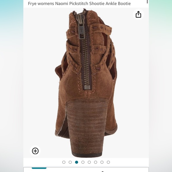 Frye Naomi Suede Pickstitch Shootie 7.5 - Picture 6 of 8